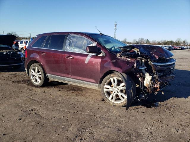 2FMDK3KC7BBA14723 - 2011 FORD EDGE LIMITED BURGUNDY photo 4