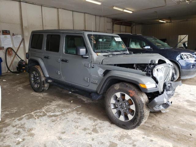 1C4HJXEG8MW644573 - 2021 JEEP WRANGLER U SAHARA GRAY photo 4