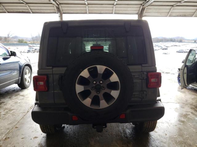 1C4HJXEG8MW644573 - 2021 JEEP WRANGLER U SAHARA GRAY photo 6