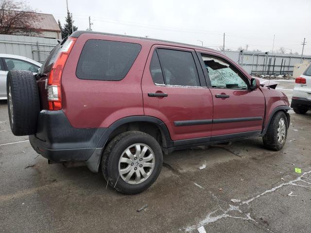 SHSRD788X5U319499 - 2005 HONDA CR-V EX BURGUNDY photo 3