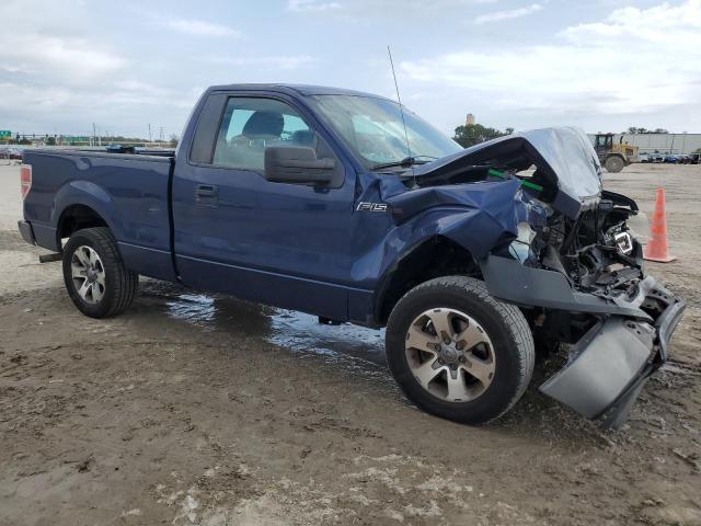 1FTMF1CM4CFB62171 - 2012 FORD F150 BLUE photo 4