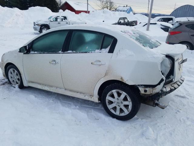 3N1AB6AP5CL725682 - 2012 NISSAN SENTRA 2.0 WHITE photo 2