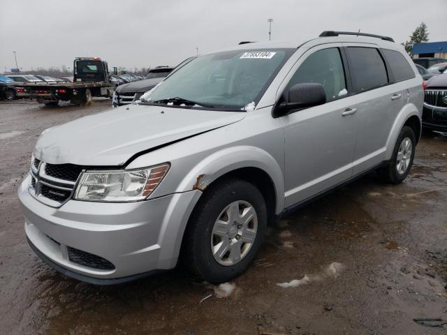 3C4PDCAB8CT168240 - 2012 DODGE JOURNEY SE SILVER photo 1