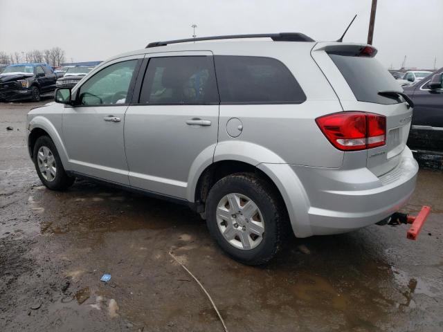 3C4PDCAB8CT168240 - 2012 DODGE JOURNEY SE SILVER photo 2