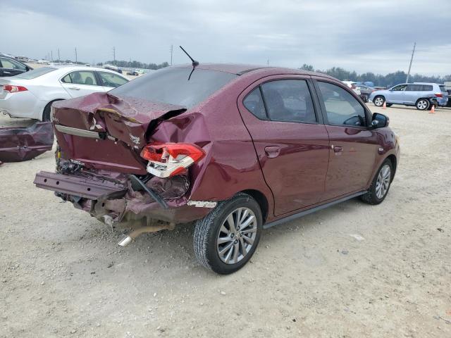 ML32F4FJ1KHF04629 - 2019 MITSUBISHI MIRAGE G4 SE BURGUNDY photo 3