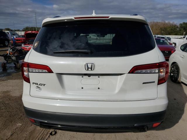 5FNYF5H2XNB008877 - 2022 HONDA PILOT SE WHITE photo 6