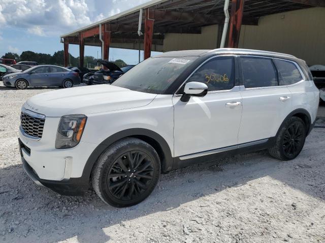 5XYP5DHCXLG011348 - 2020 KIA TELLURIDE SX WHITE photo 1