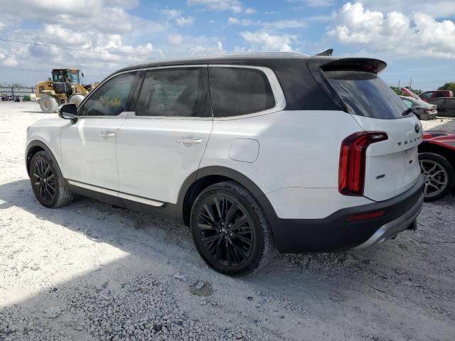 5XYP5DHCXLG011348 - 2020 KIA TELLURIDE SX WHITE photo 2