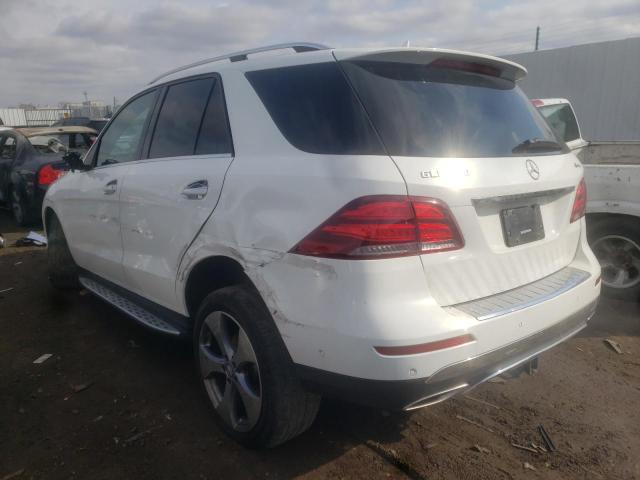 4JGDA5HB0HA873153 - 2017 MERCEDES-BENZ GLE 350 4MATIC WHITE photo 3