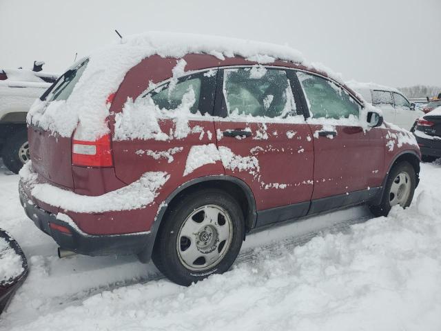 JHLRE38337C021140 - 2007 HONDA CR-V LX BURGUNDY photo 3