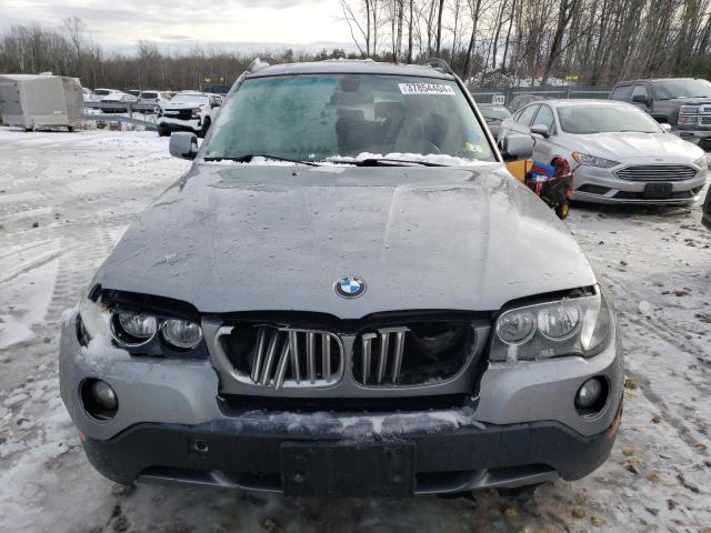 WBXPC93428WJ05157 - 2008 BMW X3 3.0SI SILVER photo 5