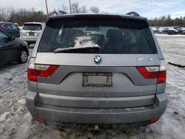 WBXPC93428WJ05157 - 2008 BMW X3 3.0SI SILVER photo 6