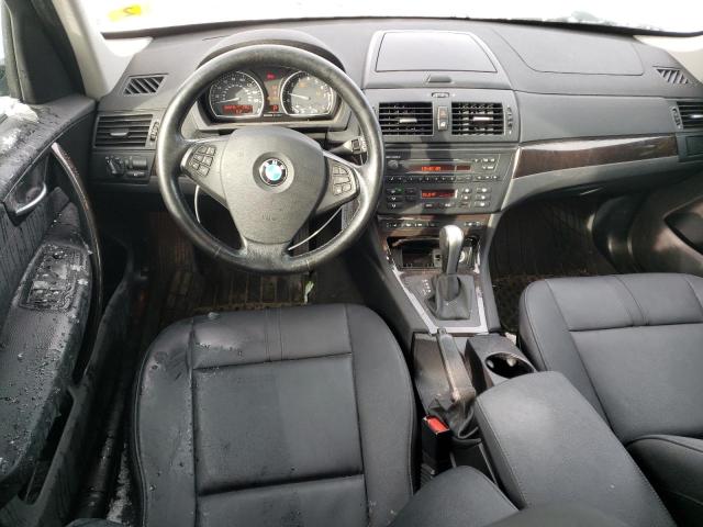 WBXPC93428WJ05157 - 2008 BMW X3 3.0SI SILVER photo 8