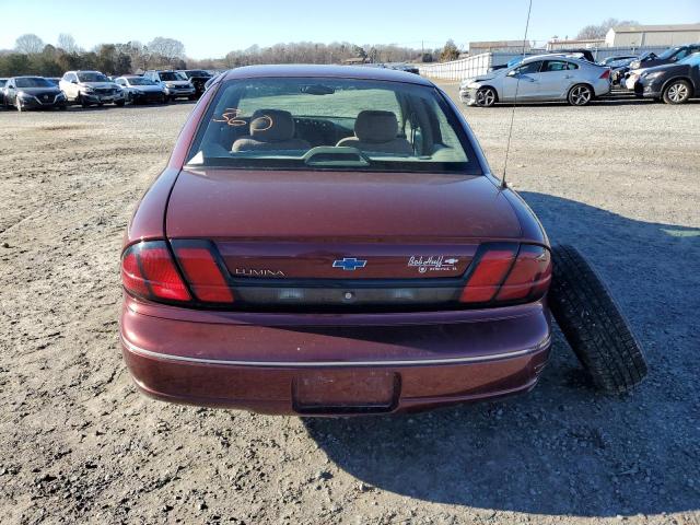 2G1WL52J311267281 - 2001 CHEVROLET LUMINA BURGUNDY photo 6