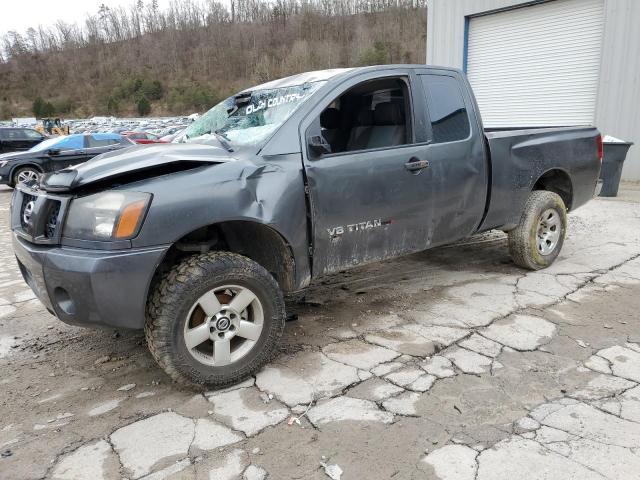 1N6AA06A65N511656 - 2005 NISSAN TITAN XE GRAY photo 1