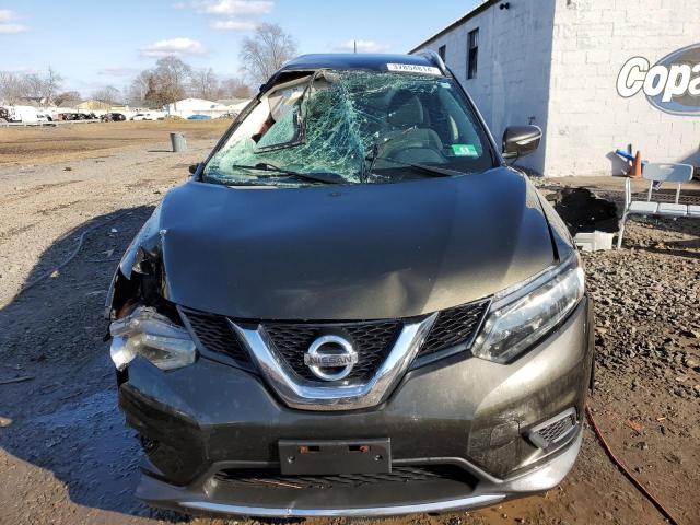 5N1AT2MV7EC841568 - 2014 NISSAN ROGUE S GREEN photo 5