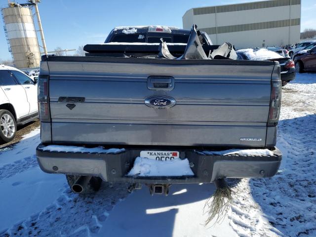 1FTFW1EF3DFD68350 - 2013 FORD F150 SUPERCREW GRAY photo 6