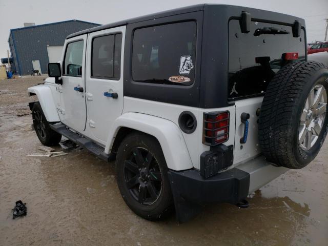 1C4BJWEG4DL580887 - 2013 JEEP WRANGLER U SAHARA WHITE photo 2