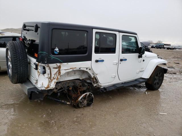 1C4BJWEG4DL580887 - 2013 JEEP WRANGLER U SAHARA WHITE photo 3