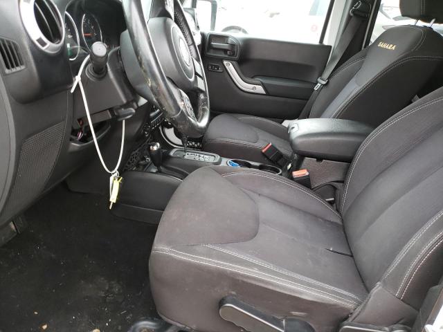 1C4BJWEG4DL580887 - 2013 JEEP WRANGLER U SAHARA WHITE photo 7