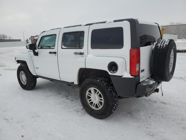 5GTEN13E088119967 - 2008 HUMMER H3 WHITE photo 2