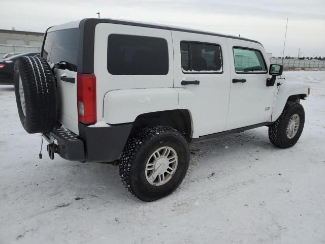 5GTEN13E088119967 - 2008 HUMMER H3 WHITE photo 3