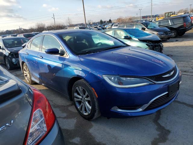 1C3CCCAB4FN682032 - 2015 CHRYSLER 200 LIMITED BLUE photo 4