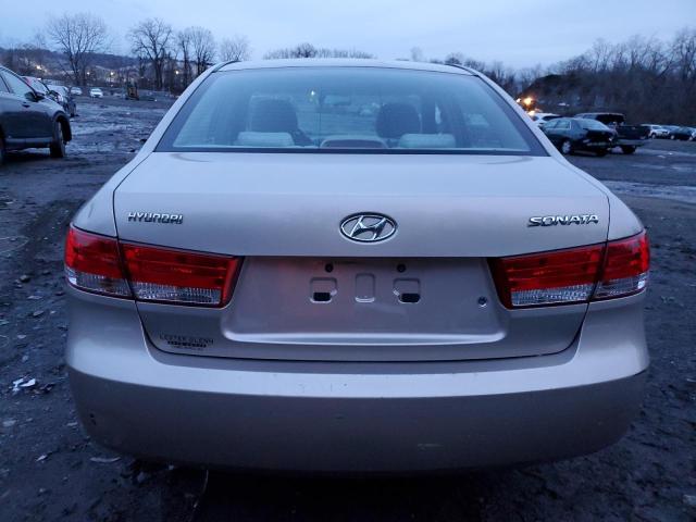 5NPET46C66H121763 - 2006 HYUNDAI SONATA GL CREAM photo 6