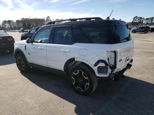 3FMCR9C6XNRD23479 - 2022 FORD BRONCO SPO OUTER BANKS WHITE photo 2