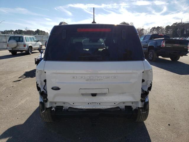 3FMCR9C6XNRD23479 - 2022 FORD BRONCO SPO OUTER BANKS WHITE photo 6