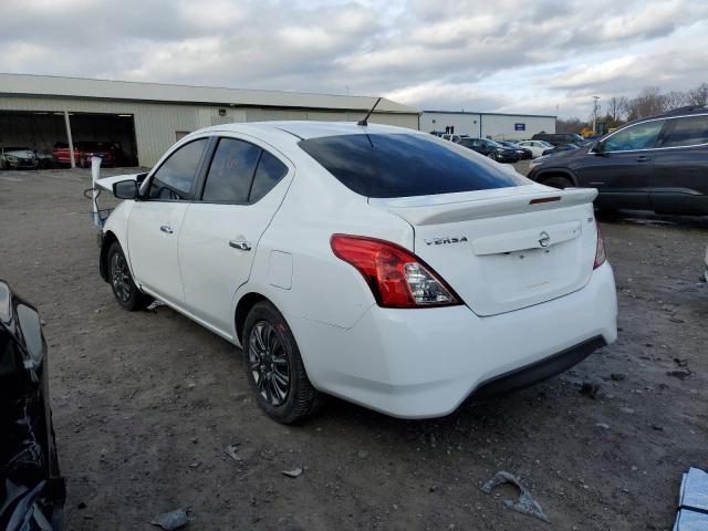 3N1CN7AP2KL853060 - 2019 NISSAN VERSA S WHITE photo 2