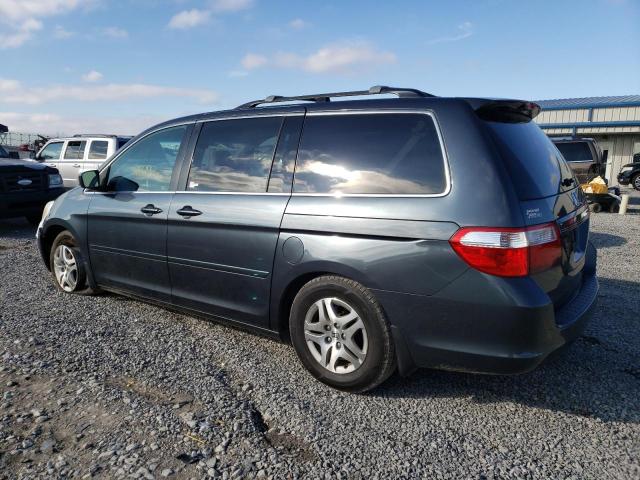 5FNRL38645B020737 - 2005 HONDA ODYSSEY EXL GRAY photo 2