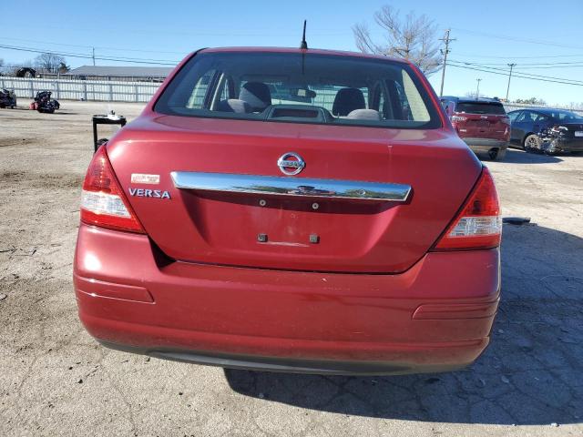 3N1BC11E49L354574 - 2009 NISSAN VERSA S BURGUNDY photo 6