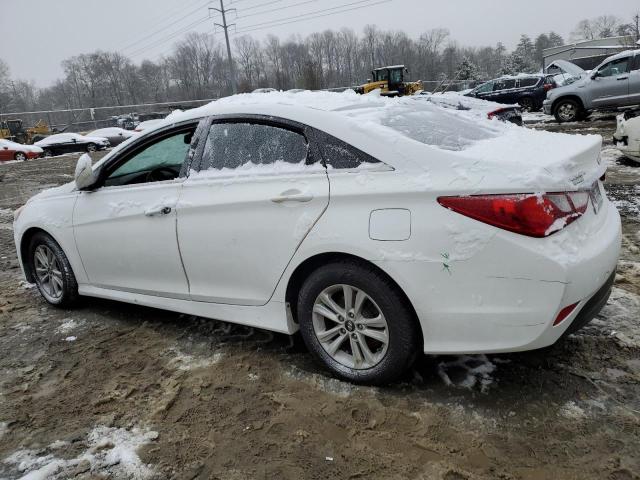 5NPEB4AC9EH884093 - 2014 HYUNDAI SONATA GLS WHITE photo 2