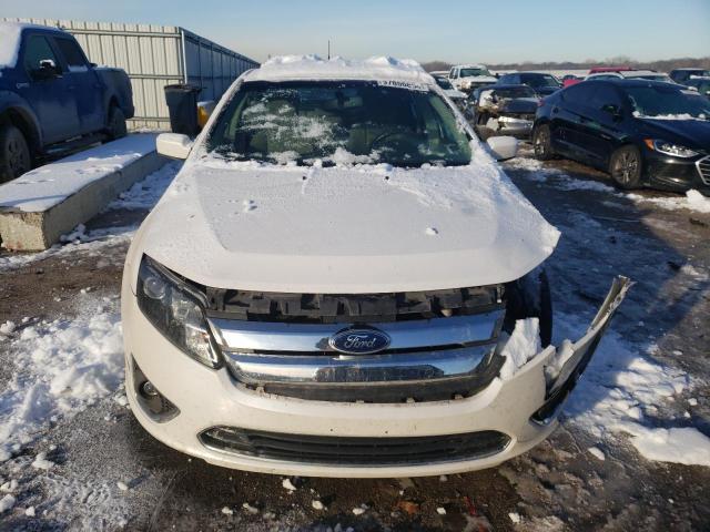 3FADP0L35BR117584 - 2011 FORD FUSION HYBRID WHITE photo 5