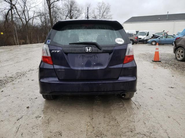 JHMGE8G47AC016752 - 2010 HONDA FIT SPORT BLUE photo 6