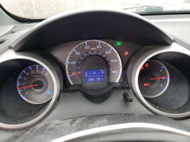 JHMGE8G47AC016752 - 2010 HONDA FIT SPORT BLUE photo 9