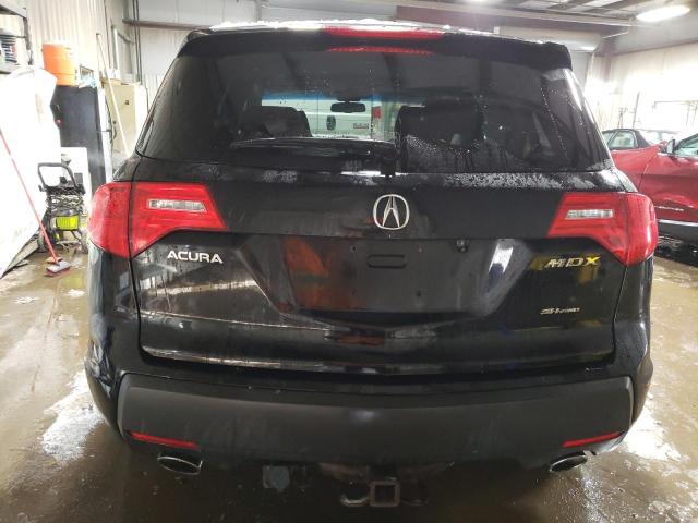 2HNYD28629H527794 - 2009 ACURA MDX TECHNOLOGY BLACK photo 6