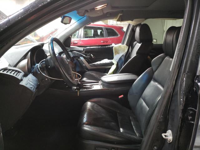 2HNYD28629H527794 - 2009 ACURA MDX TECHNOLOGY BLACK photo 7