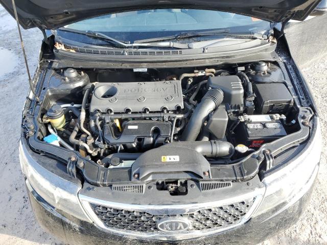 KNAFU4A27D5713375 - 2013 KIA FORTE EX BLACK photo 11