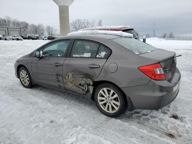 19XFB2F88CE040061 - 2012 HONDA CIVIC EX GRAY photo 2