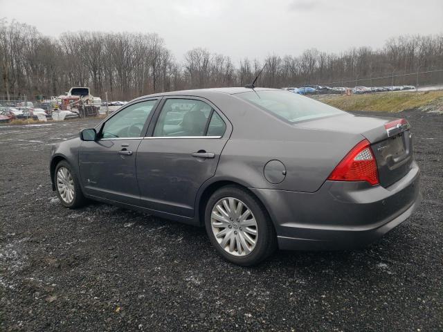 3FADP0L32CR353451 - 2012 FORD FUSION HYBRID GRAY photo 2