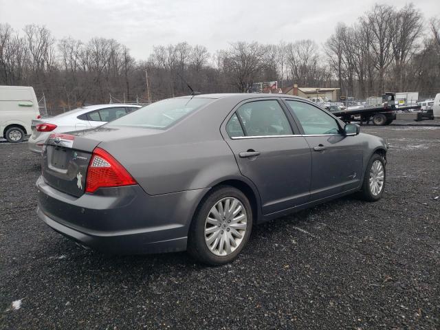 3FADP0L32CR353451 - 2012 FORD FUSION HYBRID GRAY photo 3