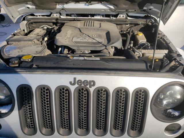 1C4BJWEG3CL161072 - 2012 JEEP WRANGLER U SAHARA SILVER photo 12