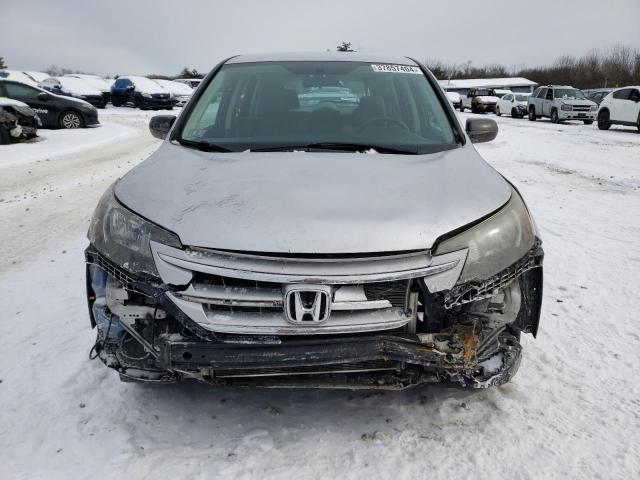 2HKRM4H39EH601614 - 2014 HONDA CR-V LX SILVER photo 5