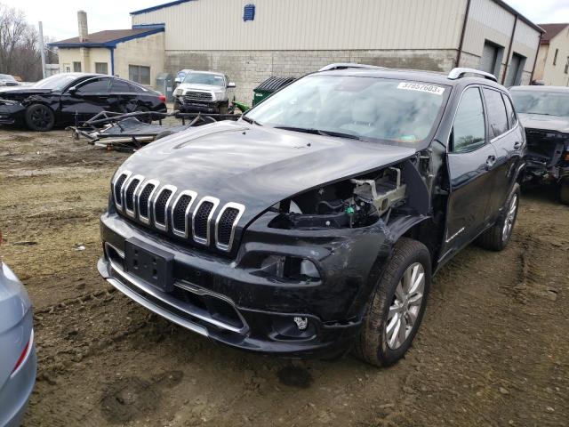 1C4PJMJS3GW315112 - 2016 JEEP CHEROKEE OVERLAND BLACK photo 1