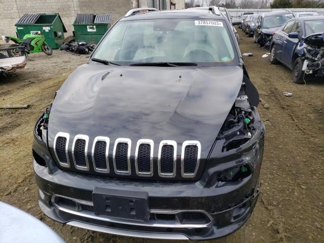 1C4PJMJS3GW315112 - 2016 JEEP CHEROKEE OVERLAND BLACK photo 5