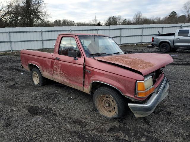 1FTCR10U4MUB40630 - 1991 FORD RANGER RED photo 4