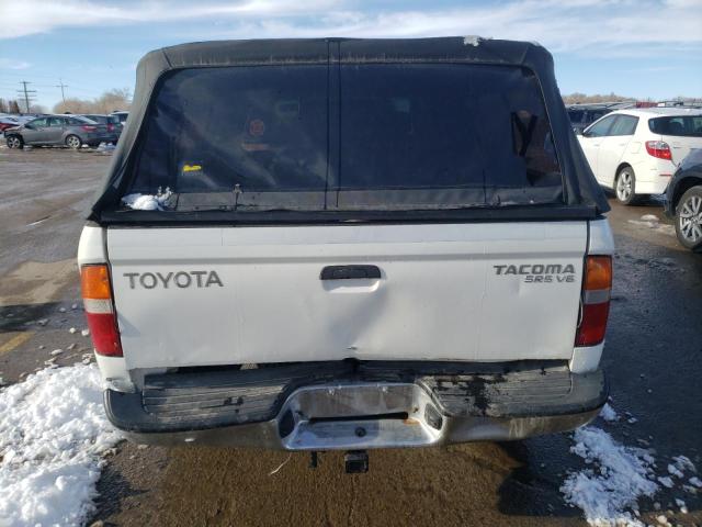 5TEWN72N6YZ698168 - 2000 TOYOTA TACOMA XTRACAB WHITE photo 6