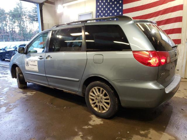 5TDZK22C98S178339 - 2008 TOYOTA SIENNA XLE BLUE photo 2